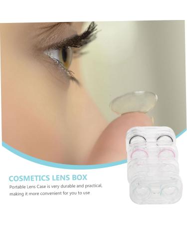 Shop Homsfou Mini Contact Lens Container Set - 4er-Box Travel Case for Colored Contacts & Eye Care Essentials - Buy Online on GoSupps.com