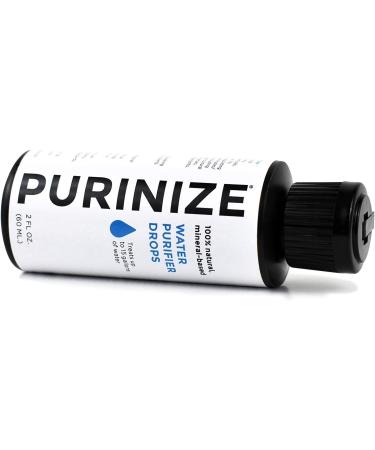 PURINIZE 2 oz - Patented Natural Water Purifying Solution for Camping & Survival - Chemical Free - Buy Online on GoSupps.com