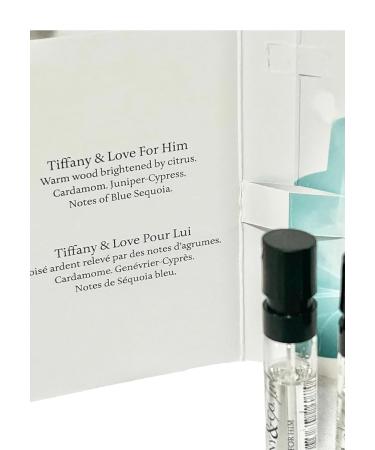 Tiffany & Co. Love Sample for Him Men Sample Travel Spray Vials 0.5/1. ML Eau De Toilette EDT - (Set of 3) - Buy Online on GoSupps.com