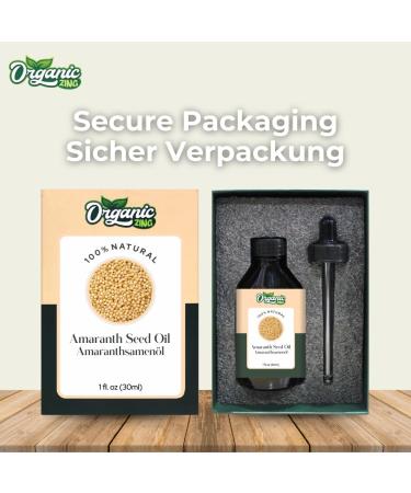  ORGANIC ZING Organic Zing Amaranth (amaranthus) Seed Oil - Pure and Natural Carrier Oil for Skin Care Hair Care and Massage - 30 ml - Buy Online on GoSupps.com