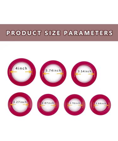 Tumbler Shields for Epoxy Rims - Silicone Insert Paint Spray Shield - 7 Sizes Purple | Tumbler Making Supplies - Buy Online on GoSupps.com