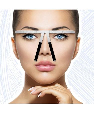 Ecverbyh 3 Pieces 3-Point Positioning Ruler Eyebrow Golden Proportion Thrush Ruler Permanent Eyebrow Measuring Tool DIY - Buy Online on GoSupps.com