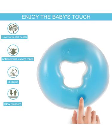Silicone Face Massage Pillow | Soft Reusable Pad for Spa Beauty Salon | Sky Blue Head Support - Buy Online on GoSupps.com