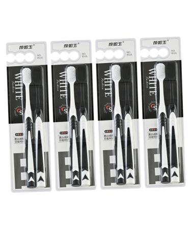 Ounona 16 pairs toothbrush tooth hygiene mouth hygiene tooth brush deep cleaning polypropylene travel toothbrush toothbrush toothbrush set toothbrush accessories for adults travel pbt