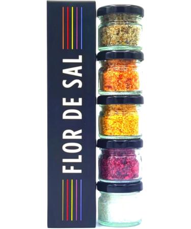  TERRAMAR MALLORCA TERRAMAR MALLORCA - Set of 2 bottles of Flor de Sal Gourmet Salt Black Edition - Sea salt and spices from Majorca - Ideal gift idea (2 x 100 g) - Buy Online on GoSupps.com