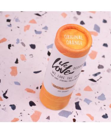 We Love Deodorant Original Orange Stick 65g - Natural Cruelty-Free Deodorant for Long-Lasting Freshness | Buy Internationally - Buy Online on GoSupps.com