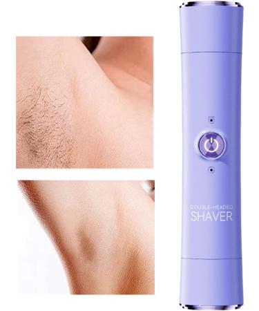 Ruwshuuk Electric Shaver For Women Bikini Trimmer with Double Attachments Multifunctional Ergonomic Design for Face and Body Purple - Buy Online on GoSupps.com