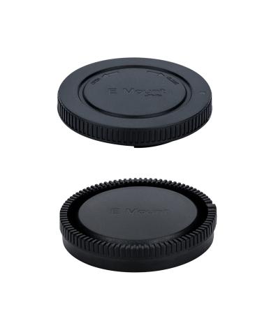 E-Mount Body Cap and Rear Lens Cap Cover Kit for Sony A7 A7II A7III A7IV A7S A7SII A7SIII A7R A7RII III A7RIV A7RV A7C A9 A6600 A6400 A6300 A6100 A6000 ZV-E1 ZV-E10 & More Sony E-Mount Camera & Lens 1-Pack - Buy Online on GoSupps.com