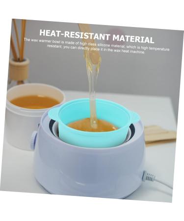 Frcolor Silicone Wax Melting Bowls with Lid - 2 Pack Mini Heating Hair Removal Wax Bean Warmer (13.5x11.5cm) - Ideal for Kids & Home Use - International Shipping Available - Buy Online on GoSupps.com