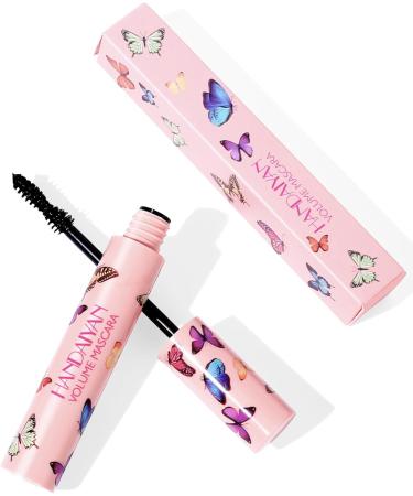 Lovelycat Waterproof anti sweat non discoloration dyeing long roll thick eye black black plump eye black lengthening thickness curling eyelashes for a long time (1PC) - Buy Online on GoSupps.com