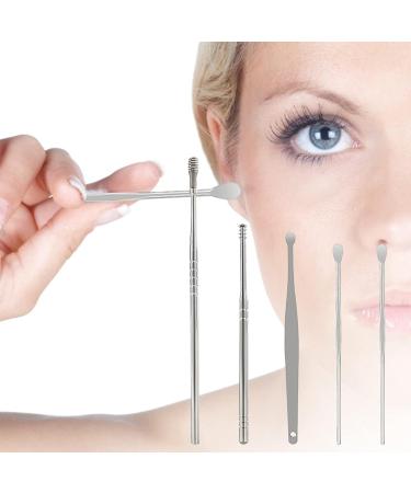 HEIMEABI Spring Earwax Cleaner Kit - 8-in-1 Ear Pick Tools for Ear Wax Removal and Eye Scrub Cleansing Pads - Buy Online on GoSupps.com