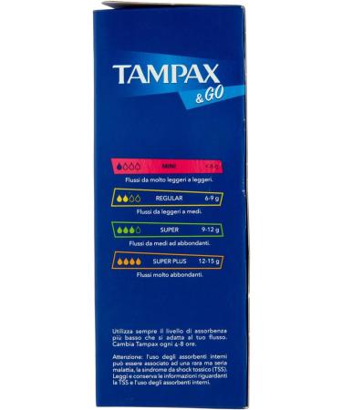 Tampax Mini Tampons - 18 Pieces | Premium Protection & Comfort - Buy Online Internationally - Buy Online on GoSupps.com