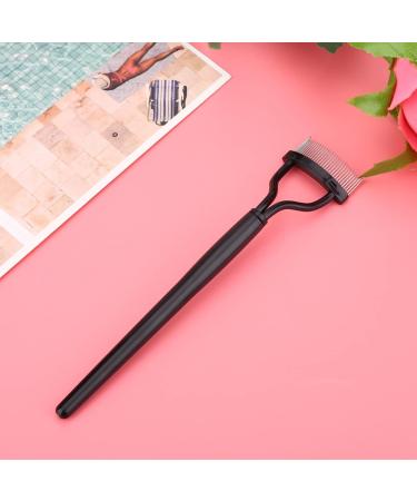 Eyelash Brush Plastic Eyelash Comb Steel Needle Mascara Eyebrow Brush Steel Needle Eyelash Comb Makeup Cosmetic Beauty Tools for Tinting Angled Eyebrow - Buy Online on GoSupps.com