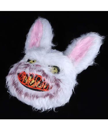 Sunisfa Halloween Cosplay Masks Light Up Rabbit Scary Masks Costume for Festivals Parties Props - Buy Online on GoSupps.com