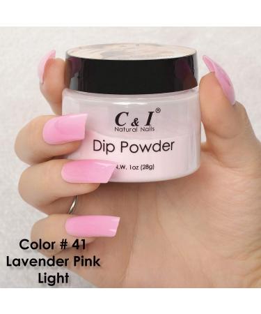 C & I Dipping Powder Color No.041 Lavender Pink - Light Purple Color System - Buy Online on GoSupps.com