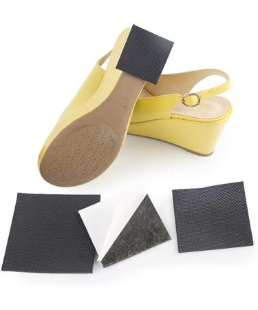 Healifty Women's Black Sandals Silent Non-Slip Shoes Pads - 4 Pairs Women's Heeled Sandals - Buy Online on GoSupps.com