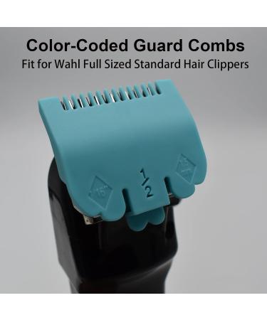 2 Pieces Professional Hair Clipper Guards Hair Clipper Guide Combs Compatible with Most Wahl Full-sized Standard Hair Clippers Blades(1.5mm 3mm) - Buy Online on GoSupps.com