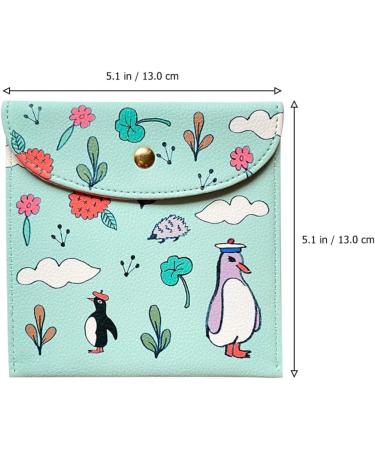 Shop Heallily 3-Piece PU Leather Sanitary Bag Set - Cute Tampon & Coin Holder for Women | Stylish Travel Organizer - Buy Online on GoSupps.com