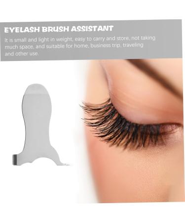 Angoily Cosmetic Bottle Labels Stainless Steel Alphabet Eyelash Brush Assistant Curling Eyelash Comb (Silver T) Tools Supplies Letter Silver Hair Beads - Buy Online on GoSupps.com