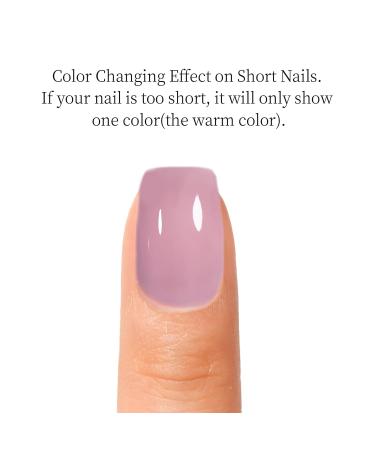 Buy MAYCHAO 15ML Color Changing Gel Nail Polish - Indigo-Coral Temperature Change Soak Off - Perfect for Nail Art & DIY Gifts - Free International Shipping - Buy Online on GoSupps.com