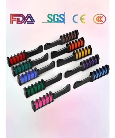 EBANKU Hair Chalk for Girls Kids - 10 Color Temporary Bright Hair Dye, Washable, Great for Birthday Gifts, Cosplay, Halloween, Christmas - Ages 5-12 - Buy Online on GoSupps.com