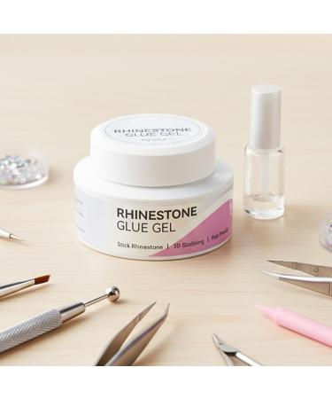 Rhinestone Gel | Strong Adhesive for Nail Polish - 30g Rhinestone Glue Supplies for Nail Art - For Attaching Jewelry to Adults Women and Girls Indoors and Outdoors Parties Christmas and More - Buy Online on GoSupps.com