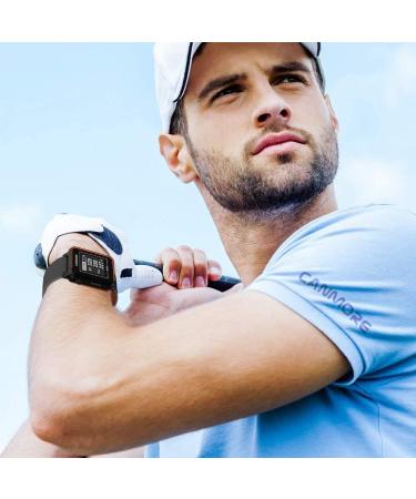 Buy Canmore TW-353 GPS Golf Watch (Black/Orange) with Power Supply - International Shipping Available - Buy Online on GoSupps.com