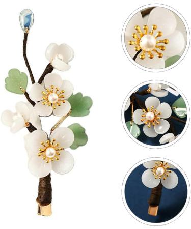 Beaupretty 1pc Gifts Elegant Accessories Hairpin Vintage Chinese Floral Barrettes Girls Style Wedding Headwear Pins Qipao Girl for Clips Elegance Hair Styling Flowers Clip Headdress Bridal - Buy Online on GoSupps.com