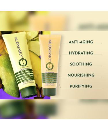 MUDMASKY Serum-Infused Moisturizer - Lightweight Non-Comedogenic Face Cream - Deep Hydration - Imported from France - Best International eCommerce Shipping - Buy Online on GoSupps.com