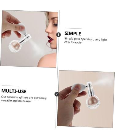 Balacoo 4 Pcs Spray Glitter - Sparkle Powder Makeup Sprayer Bottles for Face Highlighting | High-Quality Glitter Sprays for Beauty - Buy Online on GoSupps.com
