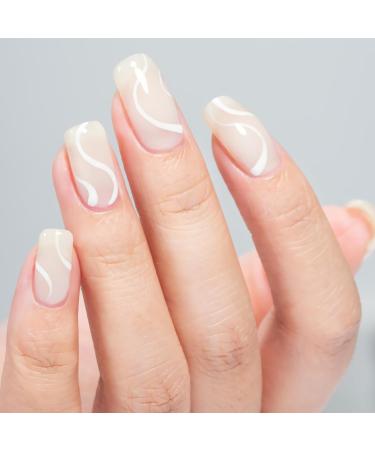 MAYCHAO Jelly Gel Nail Polish - 15ML Beige Soak Off Gel Polish for DIY Manicure - UV LED Nude Gel for Home Salon Nail Art - Buy Online on GoSupps.com