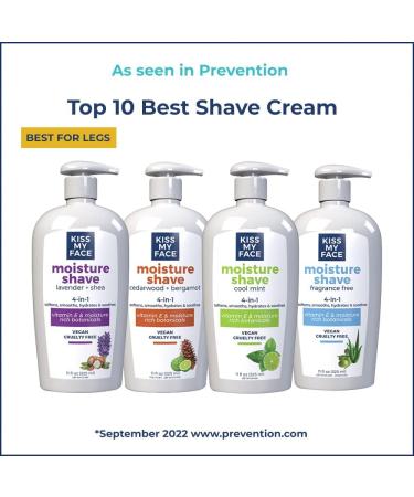 Kiss My Face Moist Lavender Shea Shave Cream | Soothing & Hydrating | International Shipping Available - Buy Online on GoSupps.com