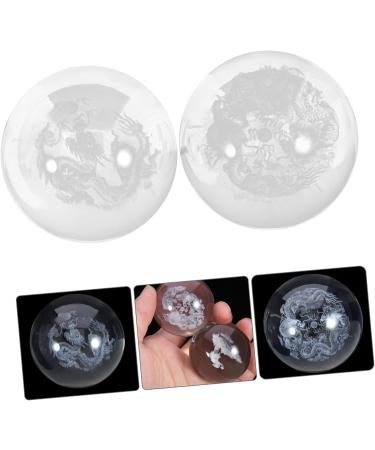 Healeved 2-Pack Healthy Glass Massage Balls for Hand Training | Baoding Fitness Hand Exercise Ball for Muscle Relief & Stress Relief - Buy Online on GoSupps.com