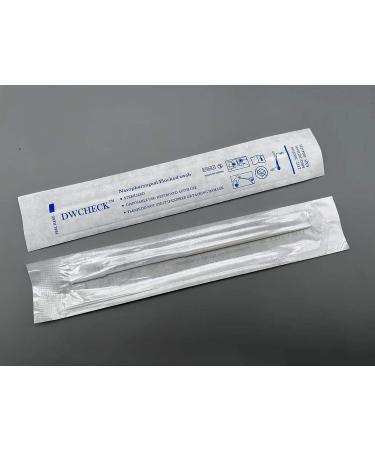 Nasopharyngeal Collection Flocked Nasal Swab - Sterile Individually Wrapped - 80mm Break Point - Nylon Tip (200 Pack) - Buy Online on GoSupps.com