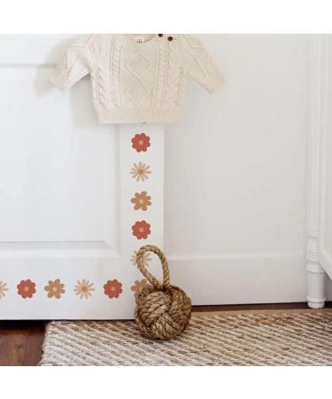 Funlife Brownish Red Daisy Wall Decal - Peel and Stick Kids Wall Art for Nursery, Bedroom, Playroom - Buy Online on GoSupps.com