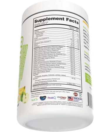 Apollon Nutrition Greens Daily Superfood & Digestive Support | Organic Greens Reds Enzymes Prebiotics | Whole-Body Wellness Formula | 30 Servings Apple Banana Apple Banana 1 Ounce (Pack of 1) - Buy Online on GoSupps.com