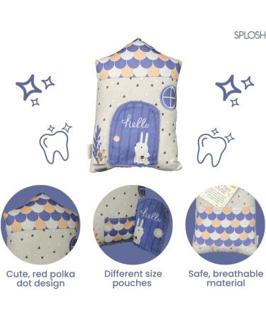 Splosh Navy Tooth Fairy House - Magical Pillow with Fairy Door for Lost Teeth, Perfect Gift for Kids and Toddlers - Buy Online on GoSupps.com