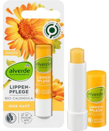 alverde NATURAL COSMETICS Lip Balm Calendula - 4.8 g