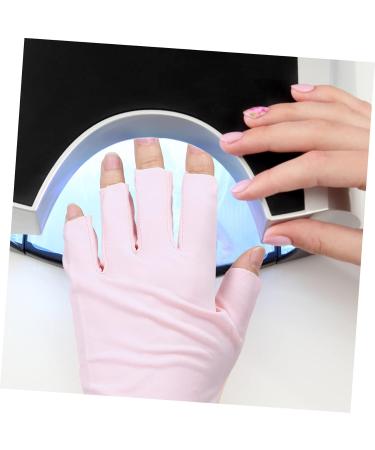 POPETPOP 8 Pairs Nail Gloves Black Fingerless Gloves Women Uv Rays Gloves Anti Gloves for Gel Nails Fingerless Gloves Uv Anti Uv Gloves Nail Art Gloves Manicure Nylon - Buy Online on GoSupps.com