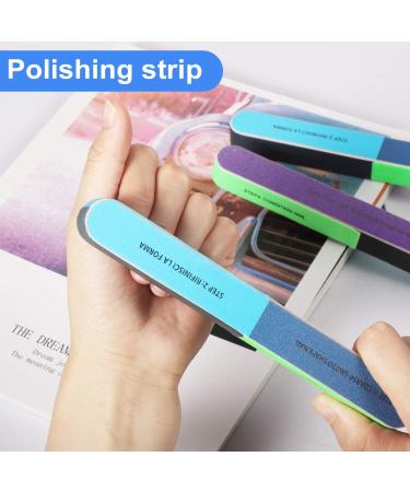 YIMICOO 12 PCS 7 Way Nail File and Buffer Block Set - Professional Manicure Tools for Women and Girls - Buy Online on GoSupps.com