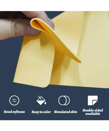Yuelong 10Pcs Blank Tattoo Practice Skin - Double Sided Fake Skin 6x8in - Silicone Pads for Tattooing and Microblading Practice - Thick 1.2mm - Ideal for Beginners and Experienced Artists - Buy Online on GoSupps.com