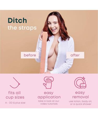 Chest Brace: Lift & Contour with Sticky Waterproof Body Tape - Buy Online on GoSupps.com