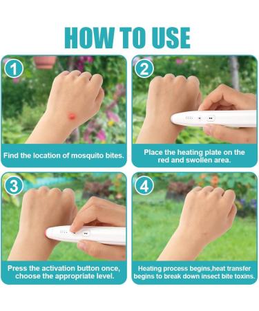 Acwoo Original Stitch Healer for Insect Bites - Instant Relief with Electronic Heat Pencil Anti-Itch Mosquito Pen - Buy Online on GoSupps.com