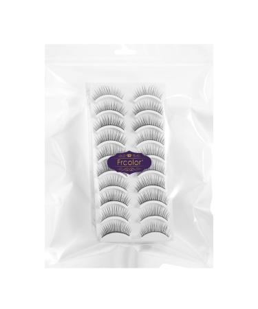 FRCOLOR 80 Pairs Natural Fake Eyelashes for Women - 8 Styles | Thick & Long Eye Lashes for Lady, Teenagers, Girls - Buy Online on GoSupps.com