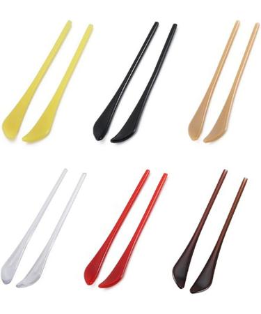 Willwa Anti-Slip Plastic Hanger Tips for Metal Glasses - 10 Pairs (20 Pieces) - Transparent 25x70mm - Buy Online on GoSupps.com