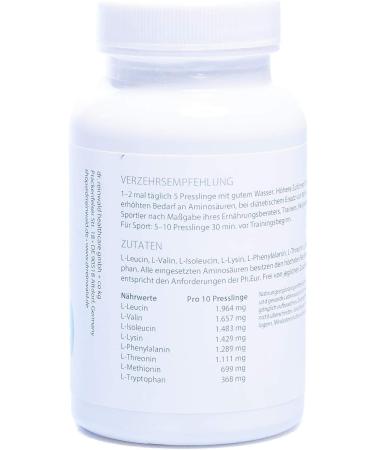 Dr. Reinwald Myamino-8 | Essential Amino Acids for Optimal Protein Metabolism | 100% Plant-Based | 120 Pressings - Buy Online on GoSupps.com