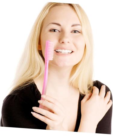 6pcs Colorful XXL Hard Toothbrushes - Travel-Friendly Brushes for Adults | Durable & Stylish Oral Care - Buy Online on GoSupps.com