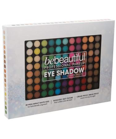 Bebeautiful Professional 88-Color Matte Eyeshadow Palette with Applicators - Buy Online on GoSupps.com