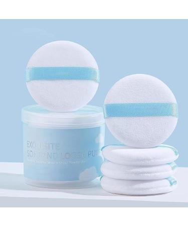 20 Pieces Pure Cotton Powder Puff Soft Face Makeup Powder Puff with Ribbon Girls Makeup Tool for Loose Powder Mineral Powder Body Powder Foundation Concealer Soft & Furry 2.36inch - Buy Online on GoSupps.com