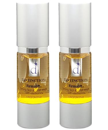 Distinction Firmalift Firming Face & Eye Serum  Anti Aging Serum Lotion Cream and Moisturizer | Helps Reduce the Appearance of Fine Lines and Wrinkles, Soothes (1 Fl Oz, 2 Pack) 1 Fl Oz (Pack of 2)